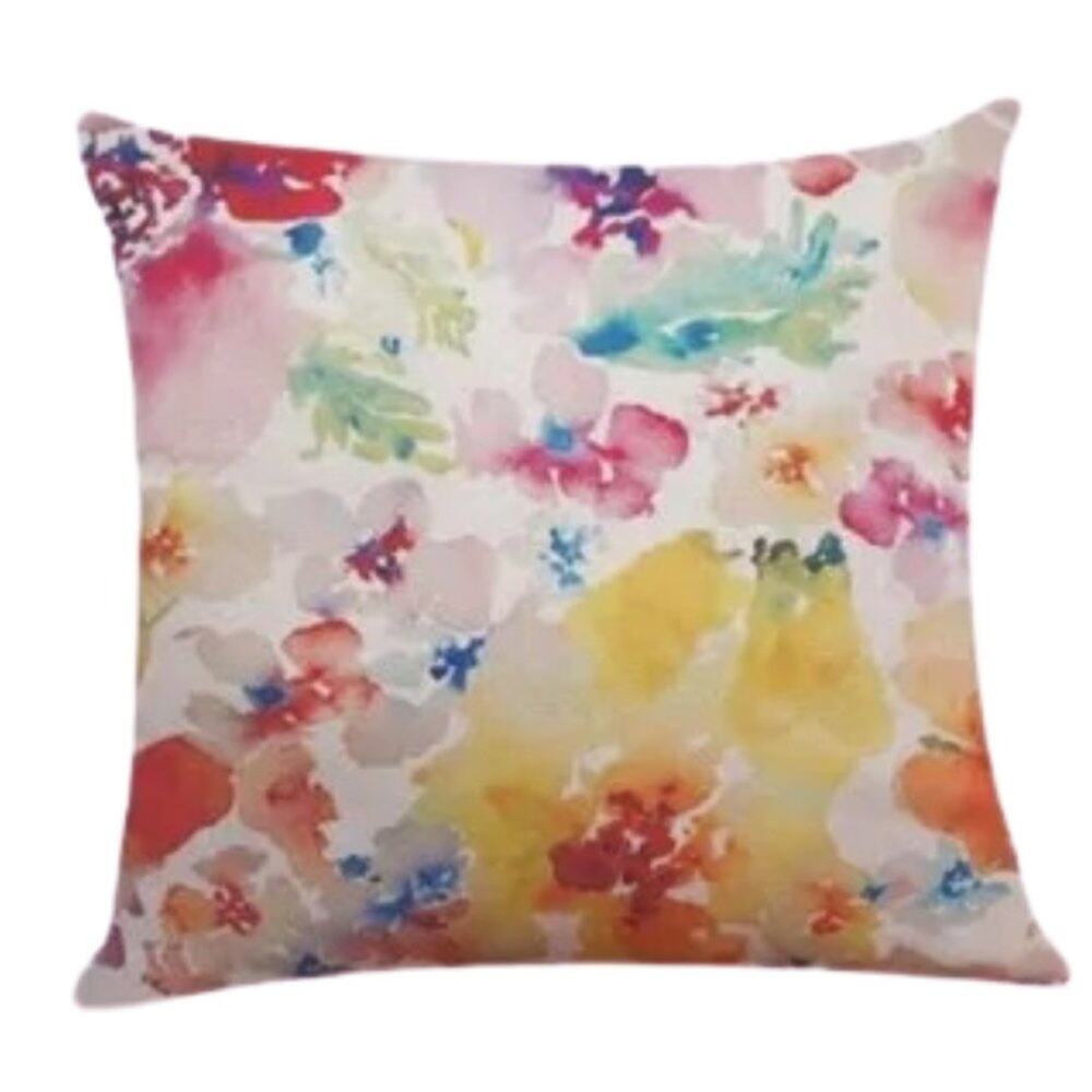 Floral Garden Pillow Cover | 18"